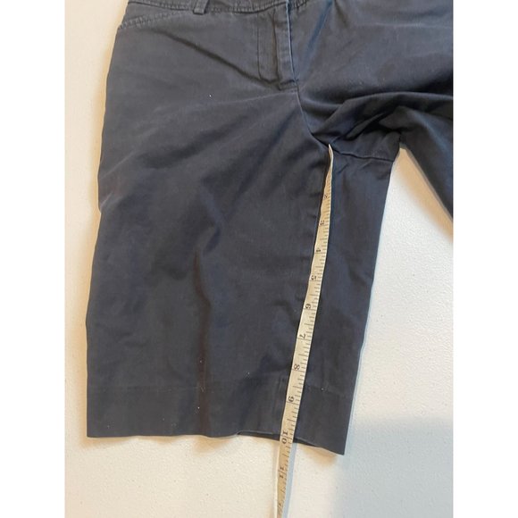 Talbots Women Perfect Shorts Bermuda Mid Rise Stretch JO3026 Cotton Black Size 2 - Picture 5 of 9
